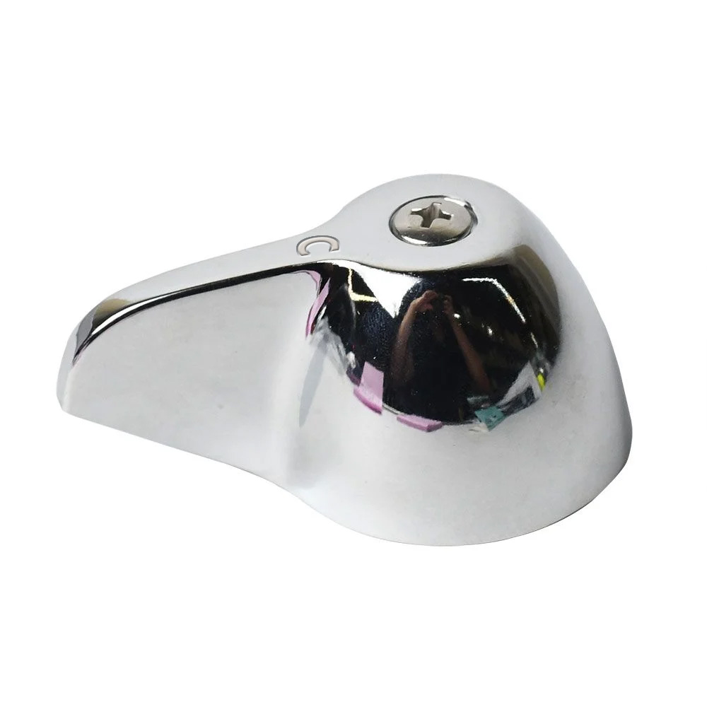 1502-T Price Pfister Large Canopy Tub Shower Faucet Handle - Chrome Metal - COLD
 - W03