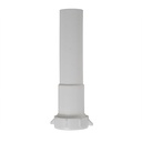 1631-T 1-1/4" X 8" PVC Slip Joint Extension Tube with 1-1/4" Slip Joint Washer - Plastic Bag with Header Card - W02