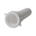 1631-T 1-1/4" X 8" PVC Slip Joint Extension Tube with 1-1/4" Slip Joint Washer - Plastic Bag with Header Card - W03
