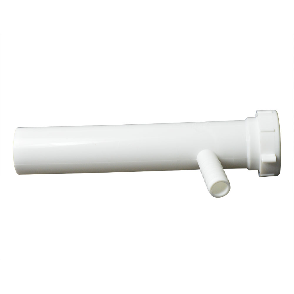 1635-T 1-1/2" PVC Dishwasher Branch Tailpiece with 5/8 Direct Connection - W02