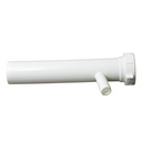 1635-T 1-1/2" PVC Dishwasher Branch Tailpiece with 5/8 Direct Connection - W02