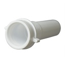 1646-T 1-1/2" X 6" PVC Slip Joint Extension Tube with 1-1/2" Slip Joint Washer & Nut - W03