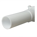 1646-T 1-1/2" X 6" PVC Slip Joint Extension Tube with 1-1/2" Slip Joint Washer & Nut - W04