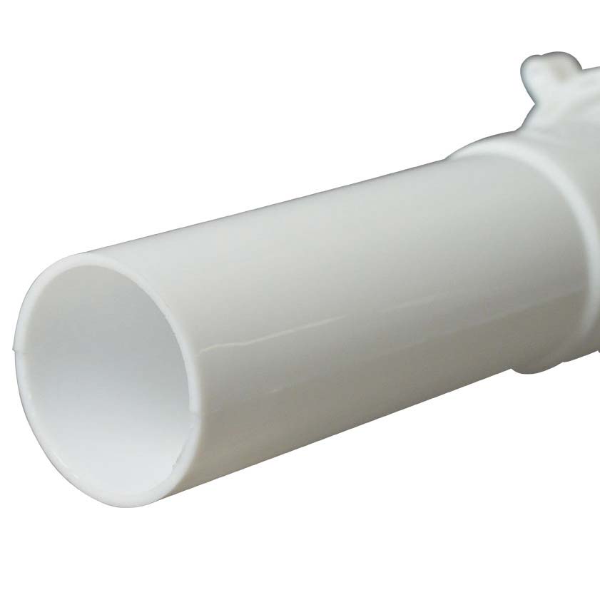 1647-T 1-1/2" X 8" PVC Slip Joint Extension Tube with 1-1/2" Slip Joint Washer - W04