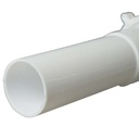 1647-T 1-1/2" X 8" PVC Slip Joint Extension Tube with 1-1/2" Slip Joint Washer - W04