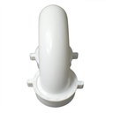 1653-T 1-1/2" PVC J-Bend with (2) 1-1/2" Slip Joint Nuts & (2) Slip Joint Washers & 1-1/2" x 1-1/4" Reducer Slip Joint Washer - W05
