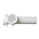 1655-T 1-1/2" PVC End Outlet Tee with Baffle - W02