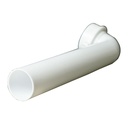 1658-T 9-1/2" PVC Slip Joint Waste Arm / Bend with 1-1/2" Slip Joint Nut & Washer - W02