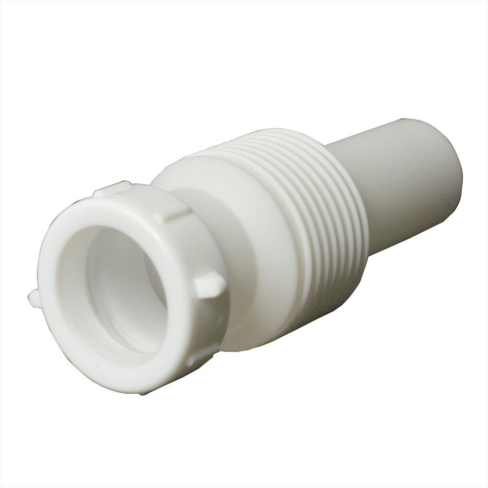 1685-T 1-1/4" X 9" Flexible Slip Joint Extension Tube with Slip Joint Nut & Washer (Form-Fit Style) - W02
