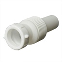 1685-T 1-1/4" X 9" Flexible Slip Joint Extension Tube with Slip Joint Nut & Washer (Form-Fit Style) - W02