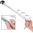 Deluxe Heavy-Duty Adjustable Telescoping Basin Wrench 10" - 17" - W03