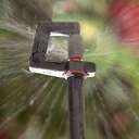 Inverted Rotor Spray Orange 20psi 31.5gph 15.6' Diameter 5/Pk - W02