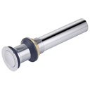 2016-T Lavatory Sink Pop Up Drain Assembly without Overflow - Chrome Plated Brass - W04