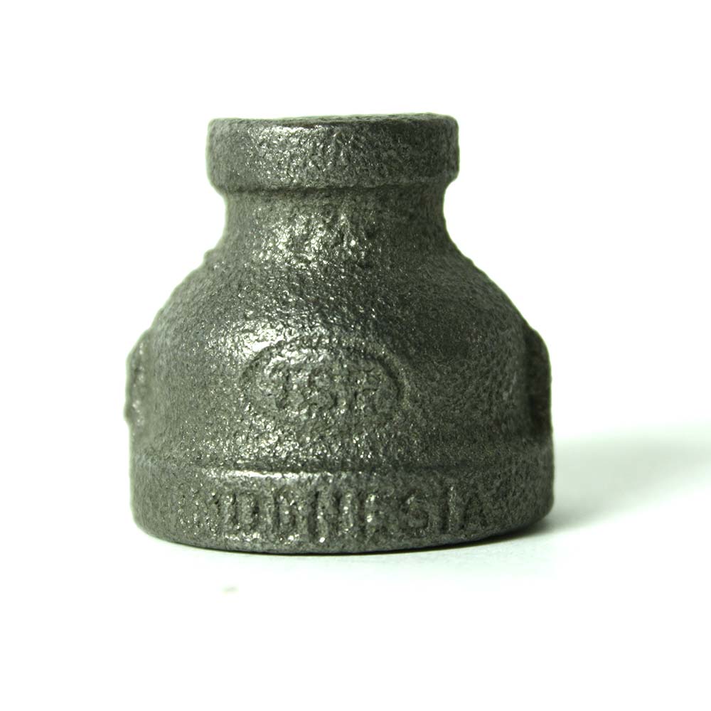 3/4" x 1/4" Black Steel Reducer Coupling - W02