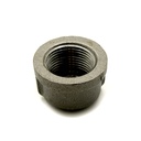 1/4" Black Steel Cap - W04