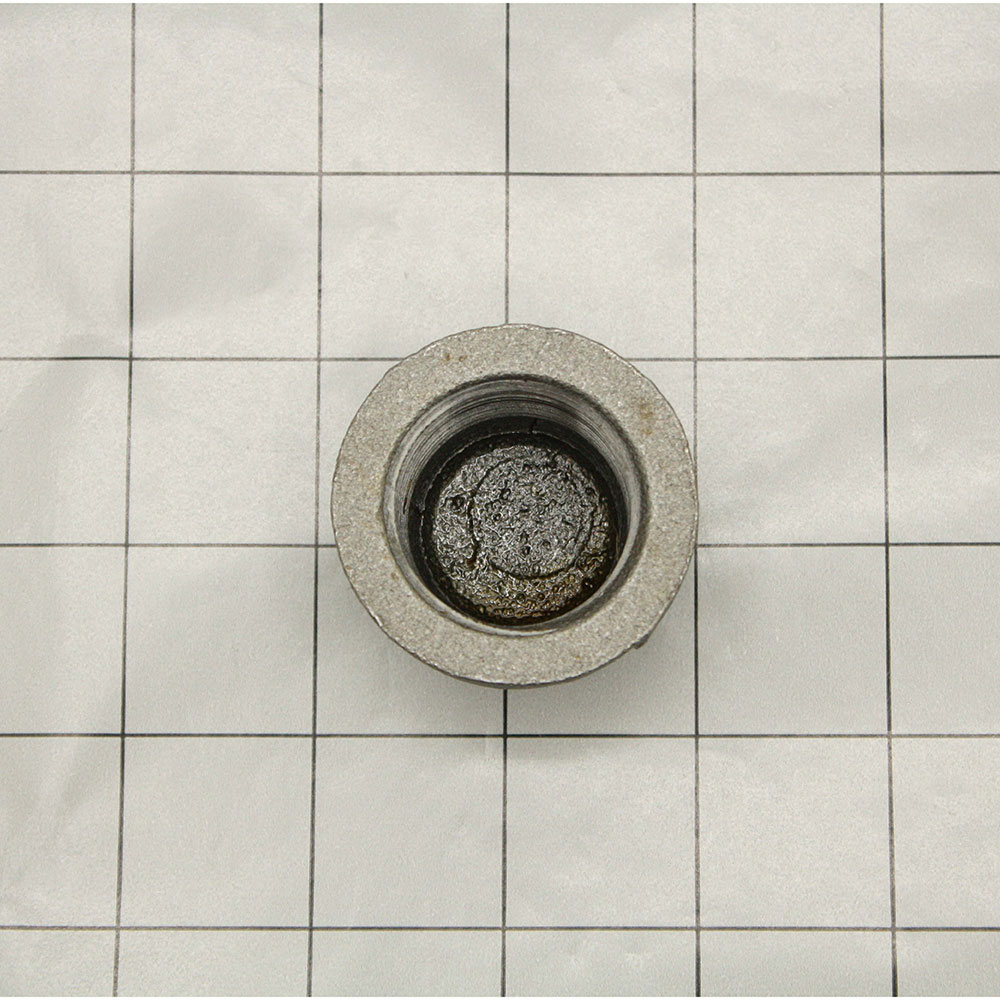 1/4" Black Steel Cap - W05