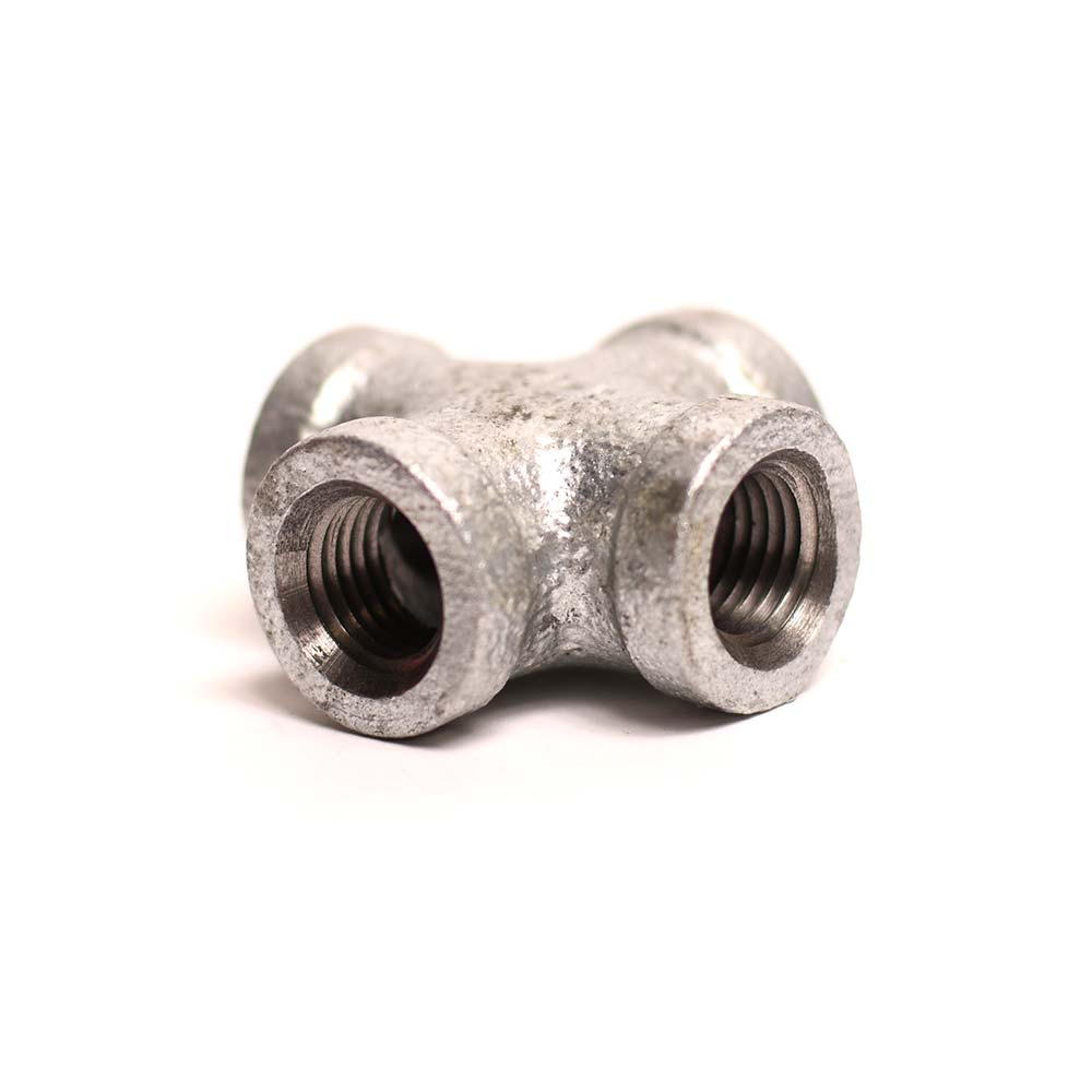 1/4" Galvanized Steel Cross - W04