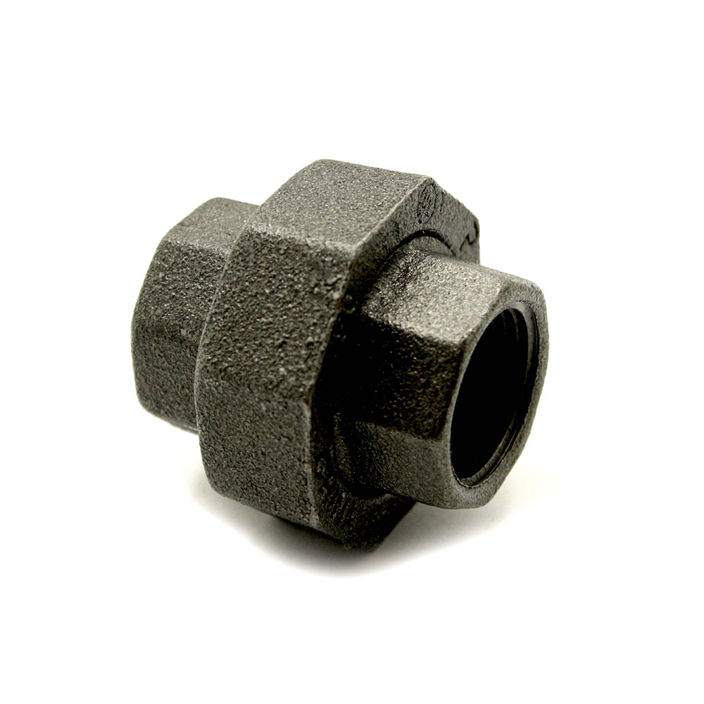 1"  Black Steel Union - W03