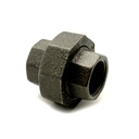 1"  Black Steel Union - W03