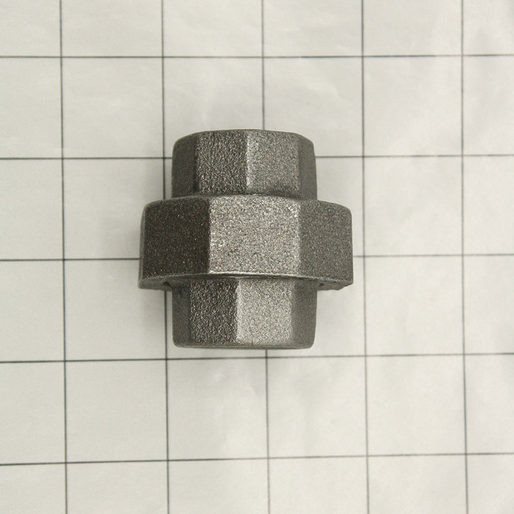 1"  Black Steel Union - W05