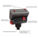 Heavy-Duty 16 Nozzle Mini Oscillator with Step Spike - W03