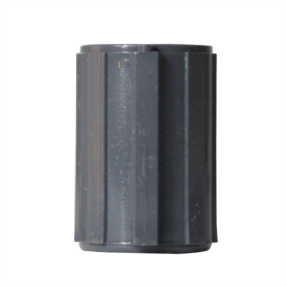 1/2" Threaded x Threaded Gray PVC Coupling SCH40 - W03