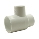 1-1/4" Slip x 1" Slip x 3/4" Slip PVC Tee SCH40 - W02