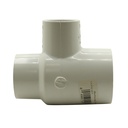 1-1/4" Slip x 1" Slip x 3/4" Slip PVC Tee SCH40 - W03