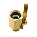 3380-T Heavy Duty 3/4" Brass Garden Hose Shut Off Valve - W04