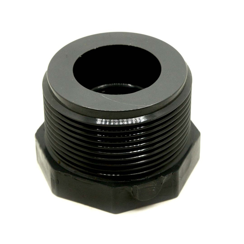 1-1/2" x 3/4" Threaded x Threaded PVC Bushing SCH80 - W02