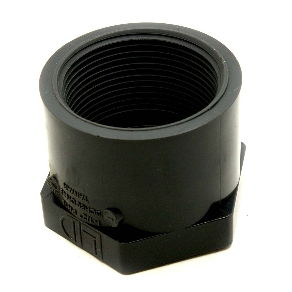 1-1/2" Threaded PVC Cap SCH80 - W02