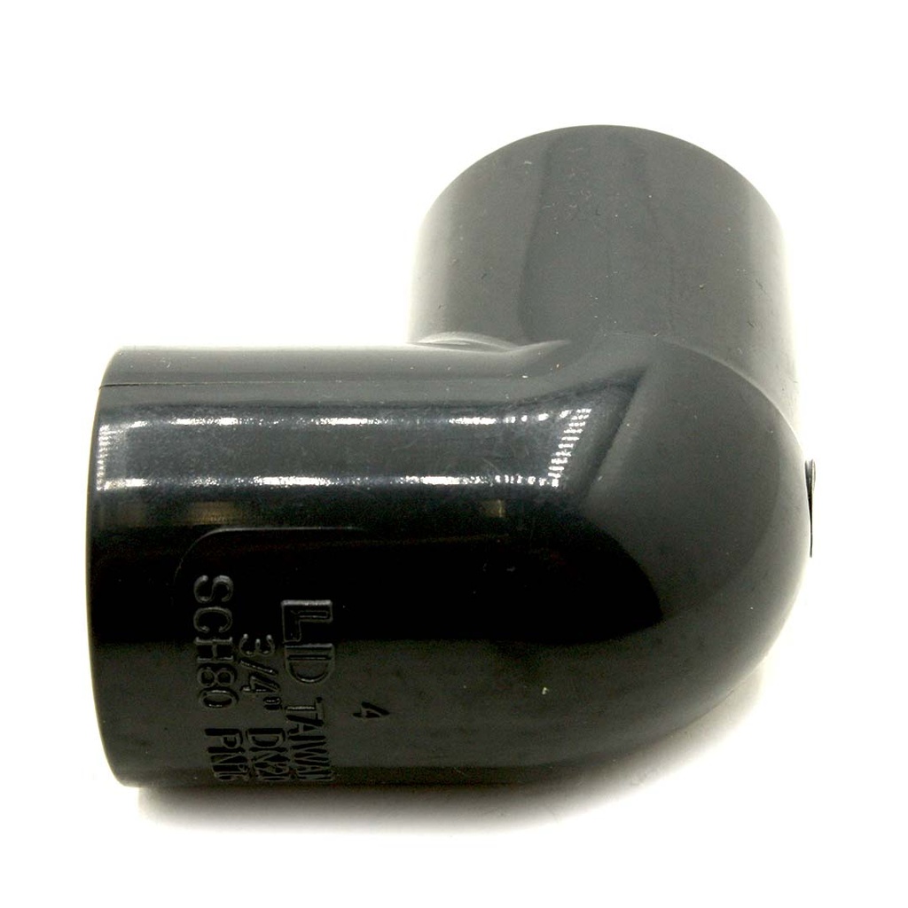 3/4" Threaded x Threaded PVC 90 Elbow SCH80 - W02
