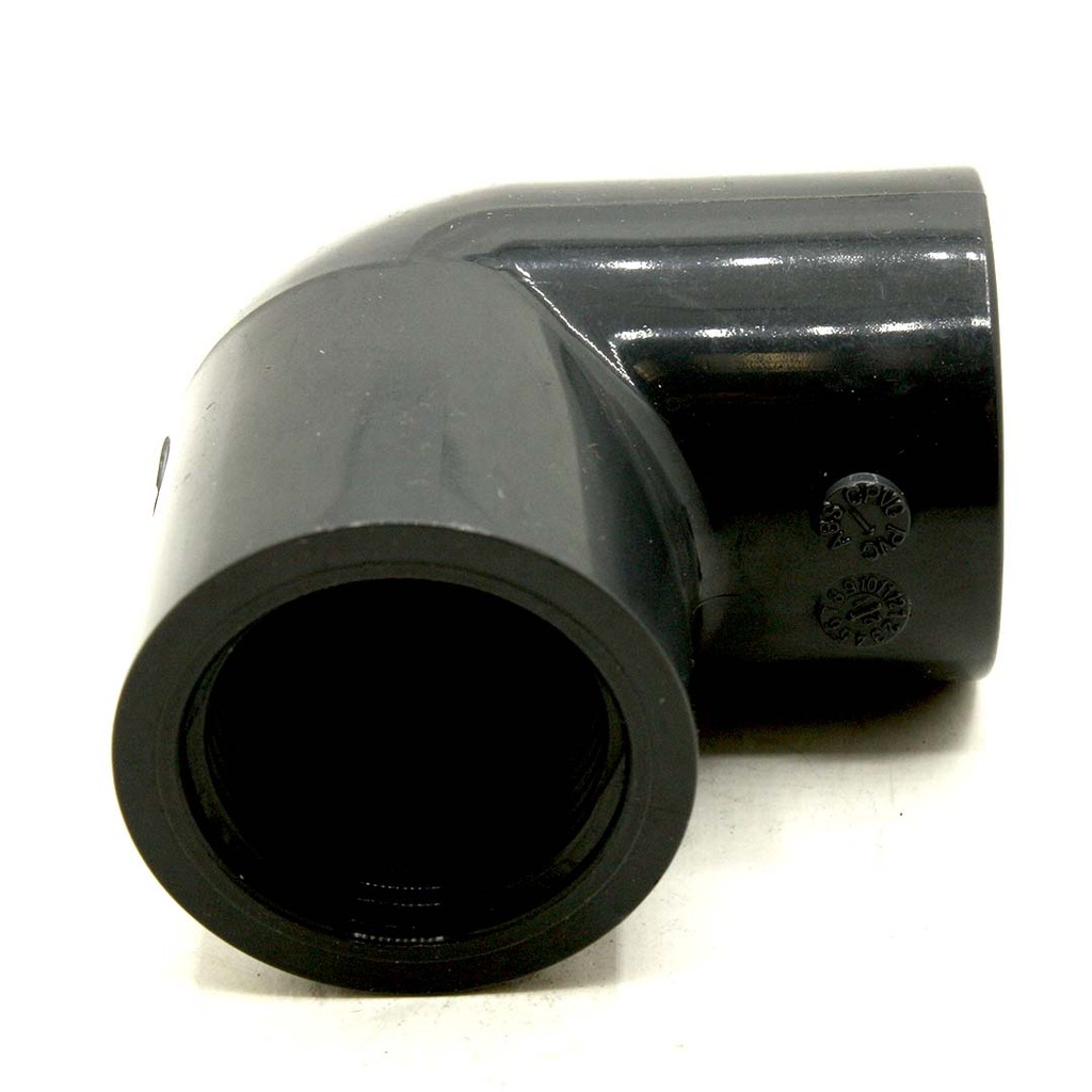 3/4" Threaded x Threaded PVC 90 Elbow SCH80 - W03