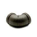 2-1/2"  Black Steel 90 Elbow   - W03