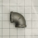 2-1/2"  Black Steel 90 Elbow   - W05