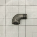 3" Black Steel 90 Street Elbow   - W05