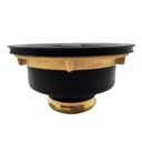 5923-T Kitchen Sink Basket Strainer - Matte Black Finish - W04