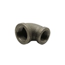 3/4" X 1/2"  Black Steel 90 Reducing Elbow - W02