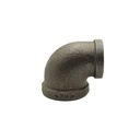 3/4" X 1/2"  Black Steel 90 Reducing Elbow - W03