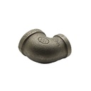 3/4" X 1/2"  Black Steel 90 Reducing Elbow - W04