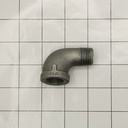 1"  Black Steel 90 Street Elbow - W05