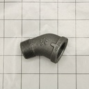 3/4"  Black 45 Black Steel Street Elbow - W05
