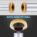 04430 4 Inch X 3 Inch Toilet Bowl Gasket Wax Ring with Plastic Flange & Bolts - W04