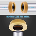 04480  Extra Thick  4 Inch X 3 Inch Toilet Bowl Gasket Wax Ring with Plastic Flange - W04