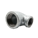1-1/4" x 1" Galvanized Steel 90 Reducer Elbow - W03