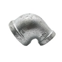 1-1/4" x 1" Galvanized Steel 90 Reducer Elbow - W04
