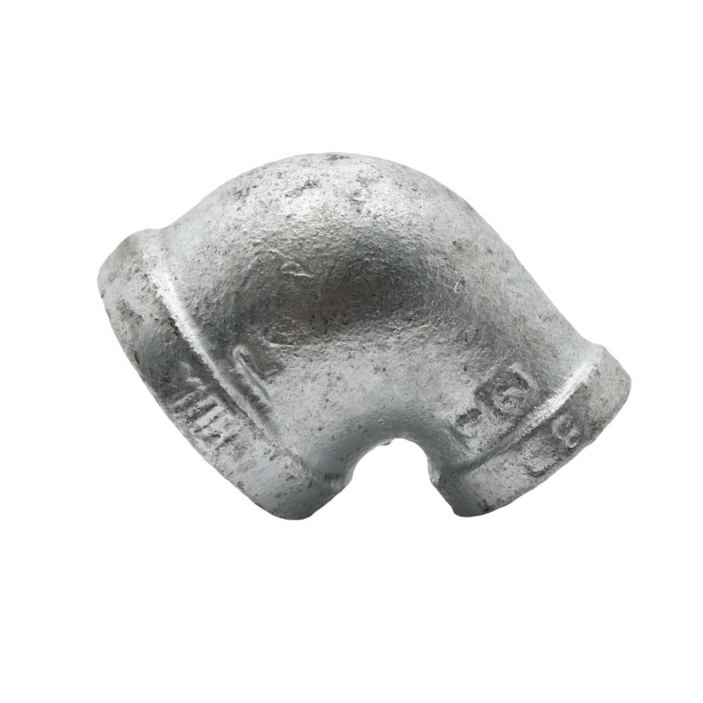 1-1/2" x 1/2" Galvanized Steel 90 Reducer Elbow - W04