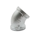 1/4" Galvanized Steel 45 Elbow - W02