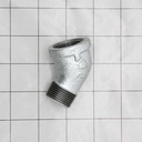 1/8" Galvanized Steel 45 Street Elbow - W05