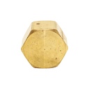 61CX 1/4" Lead-Free Brass Compression Cap - W04